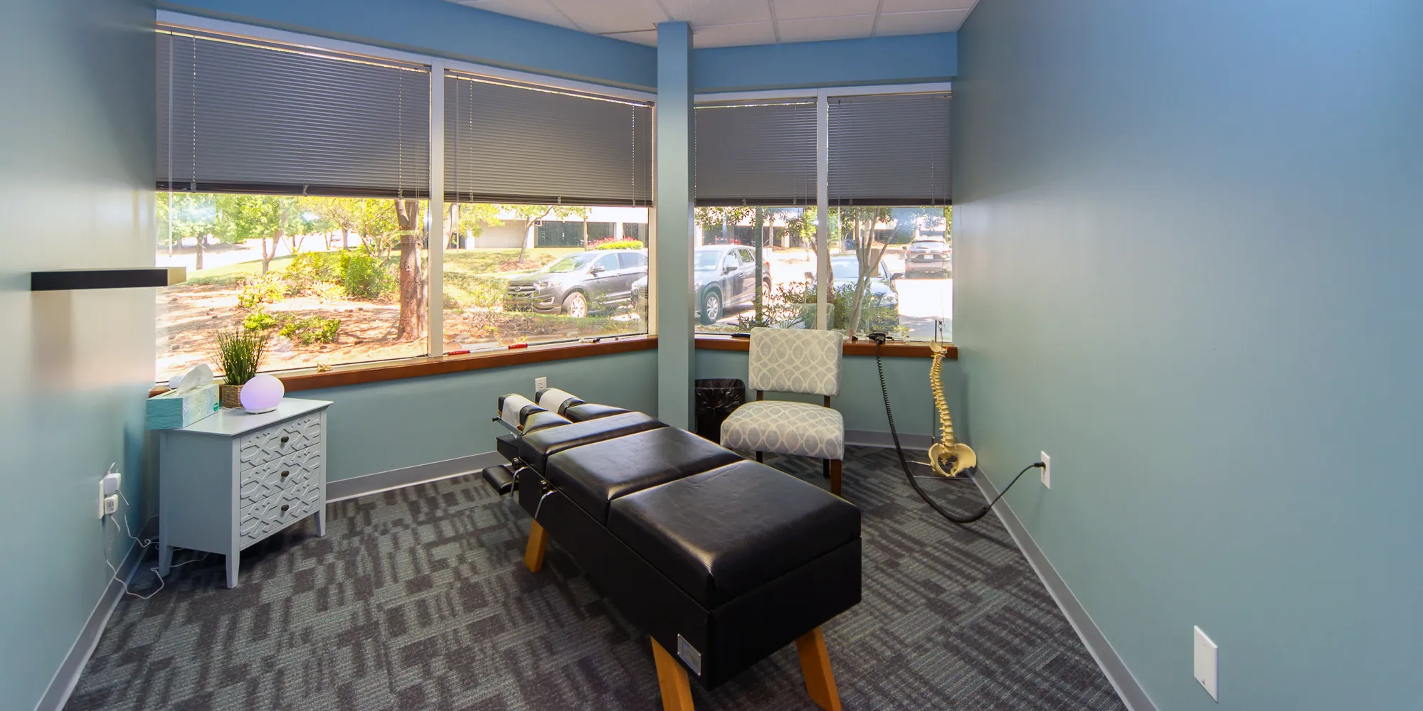 Chiropractic Raleigh NC Adjustment Room