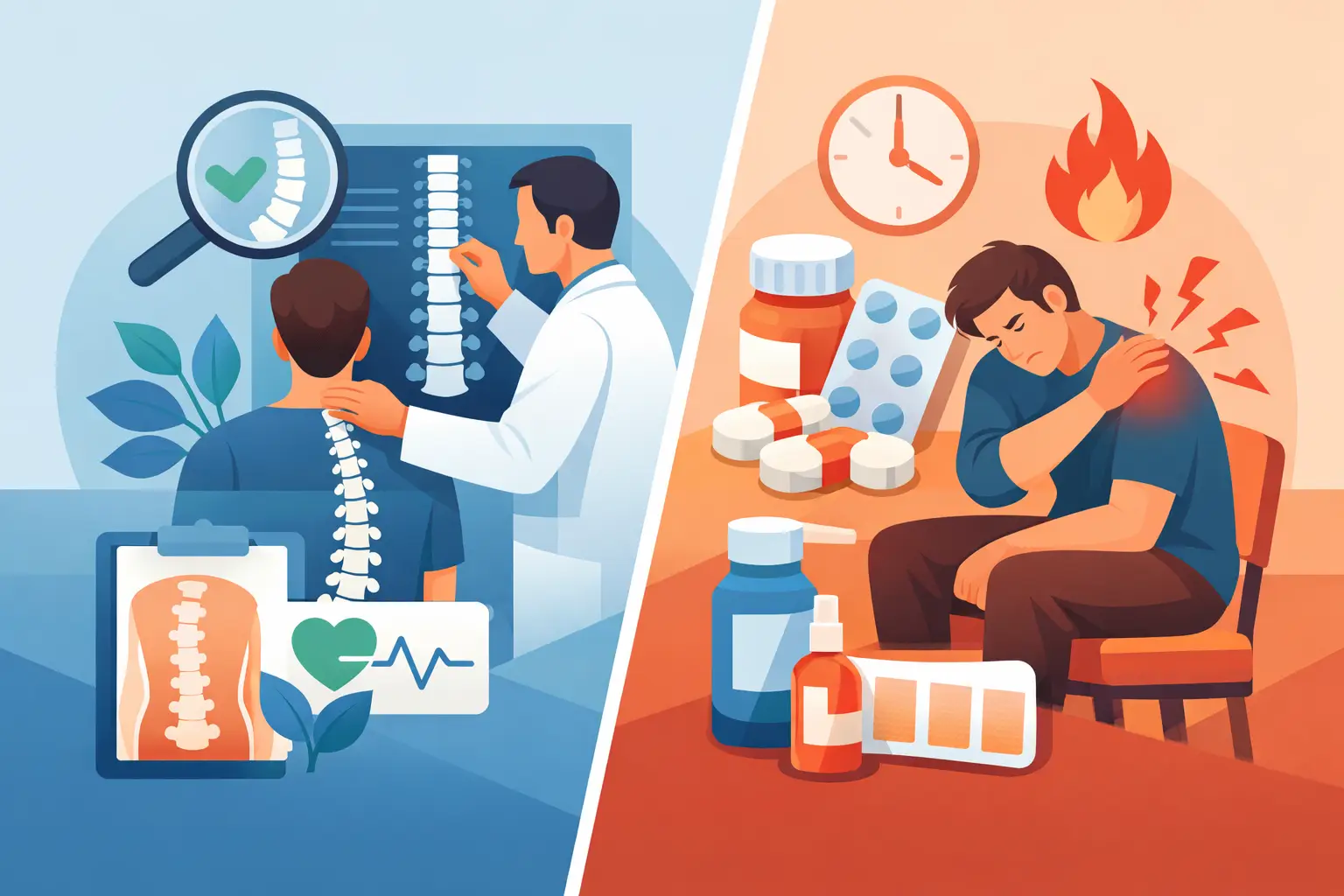 Corrective Care vs Temporary Pain Relief