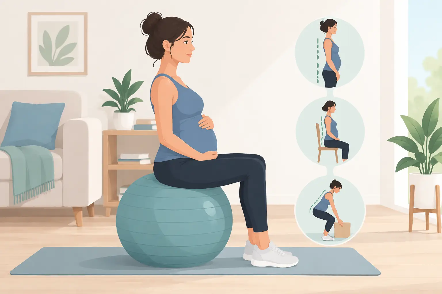 How to Improve Pregnancy Posture at Home