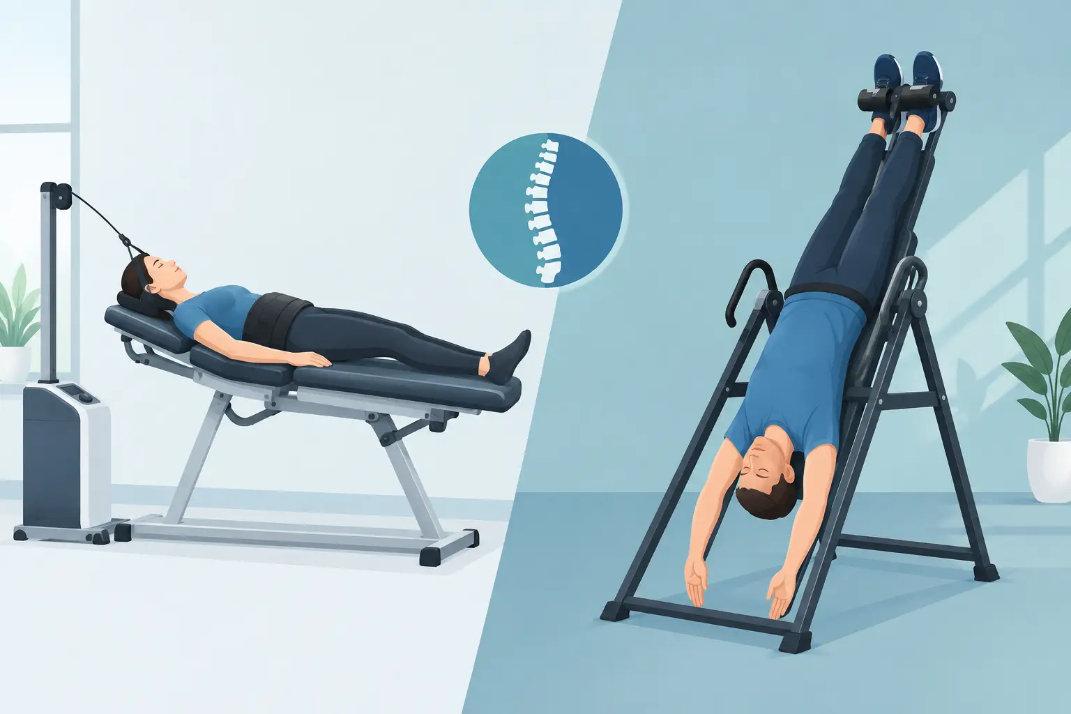 Spinal Traction Versus Inversion Tables